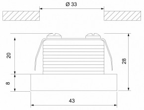 Встраиваемый светильник Elektrostandard 15268/LED a056018 в Кунгуре - kungur.mebel24.online | фото 5