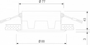 Встраиваемый светильник Elektrostandard Basic a062941 в Кунгуре - kungur.mebel24.online | фото 2