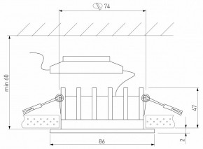 Встраиваемый светильник Elektrostandard Combi a069005 в Кунгуре - kungur.mebel24.online | фото 4