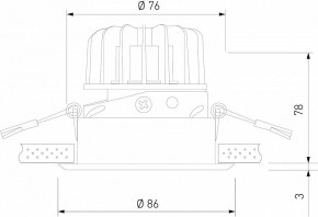 Встраиваемый светильник Elektrostandard Osti a062936 в Кунгуре - kungur.mebel24.online | фото 2