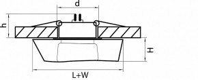 Встраиваемый светильник Lightstar Flutto 006430 в Кунгуре - kungur.mebel24.online | фото 3