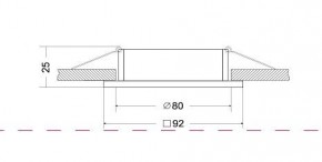 Встраиваемый светильник Maytoni Atom DL024-2-01B в Кунгуре - kungur.mebel24.online | фото 4