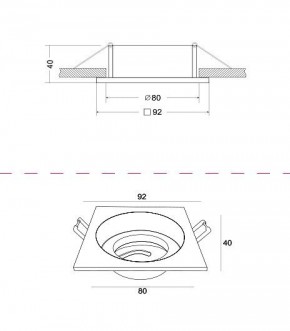 Встраиваемый светильник Maytoni Atom DL026-2-01W в Кунгуре - kungur.mebel24.online | фото 3