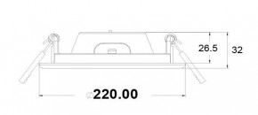 Встраиваемый светильник Maytoni Stockton DL018-6-L18W в Кунгуре - kungur.mebel24.online | фото 3