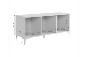 ЗЕФИР Гостиная К2 (белое дерево/черный муар) в Кунгуре - kungur.mebel24.online | фото 5